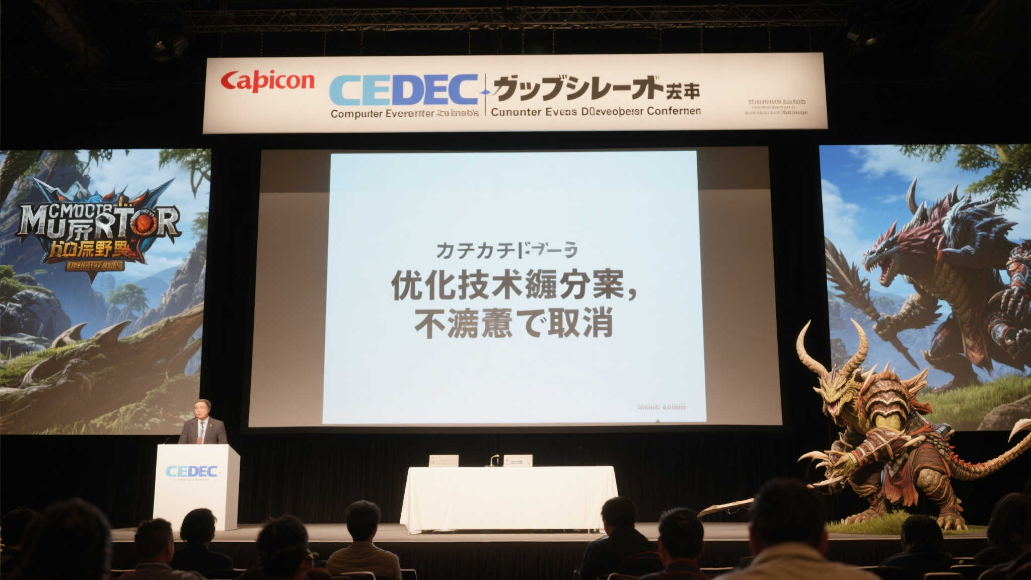 卡普空神秘取消CEDEC《怪物猎人:荒野》优化讲座,引发猜测 卡普空神秘取消CEDEC《怪物猎人:荒野》优化讲座,引发猜测